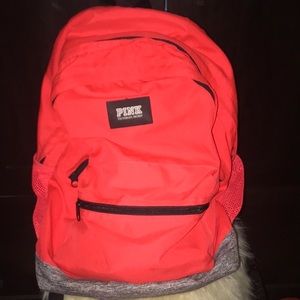 Pink campus backpack